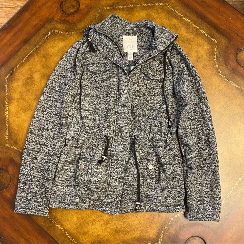 ❌SOLD❌Full tilt XS grey jacket GUC